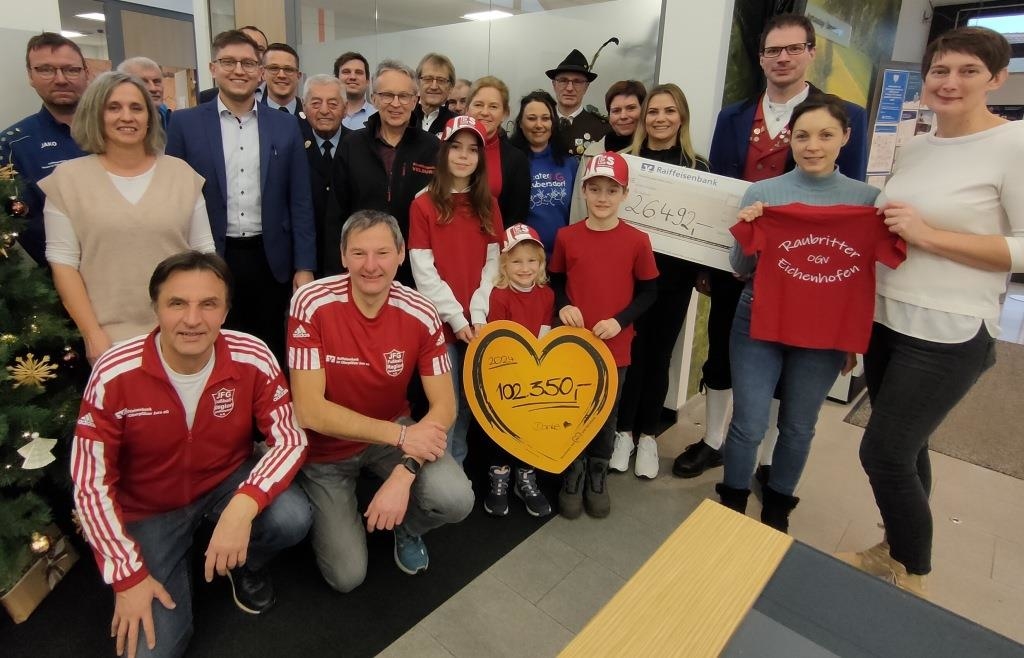 Raiffeisenbank unterstützt erneut auch die JFG